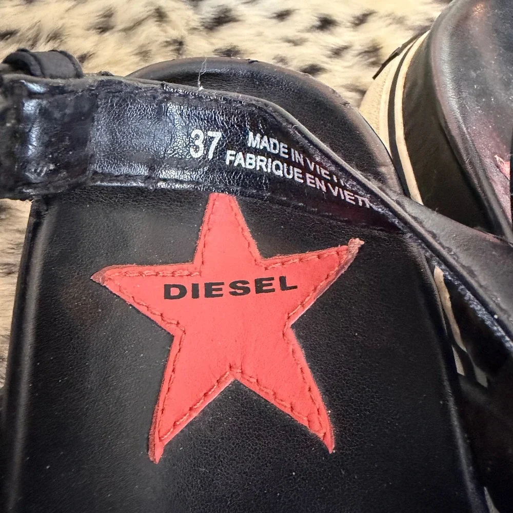 Diesel SA-Grand Sandals Gorpcore Rope Bungee Casual Festival Summer‎ EU 37